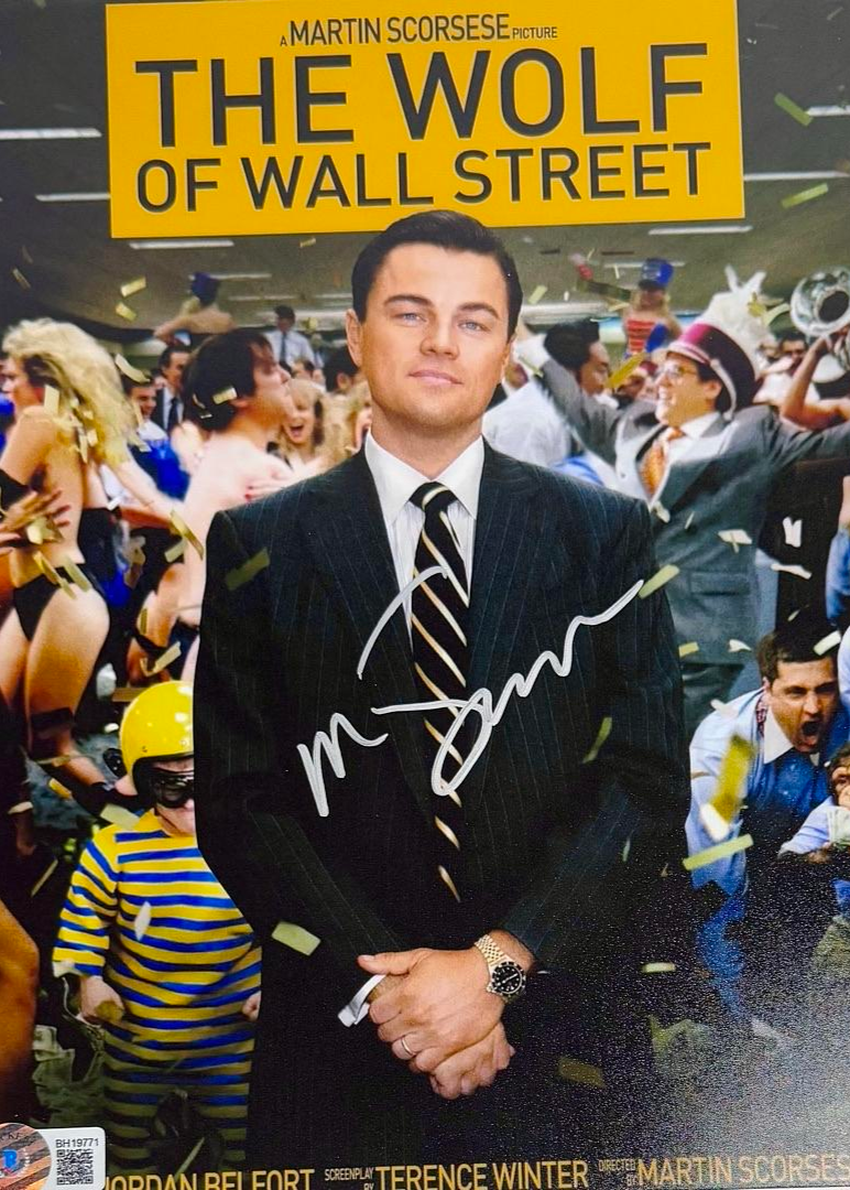 Martin Scorsese Signed 8x10 Photo (The Wolf Of Wallstreet) - Beckett COA